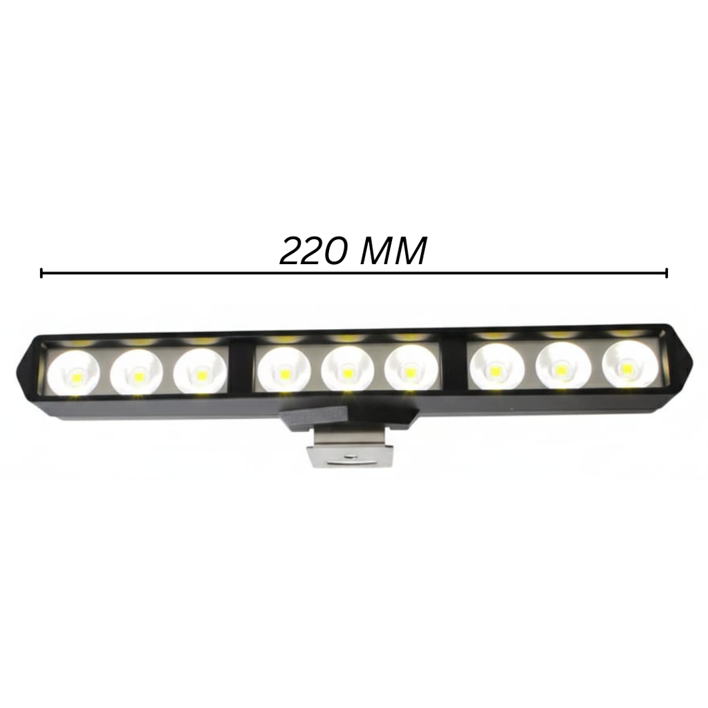 FLASH MODE – COMPACT 12V LED LIGHT BAR FOR 4x4 INTENSE WHITE + FLASH MODE