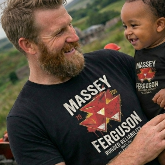 BLACK-Massey Ferguson Classic Unisex T-Shirt