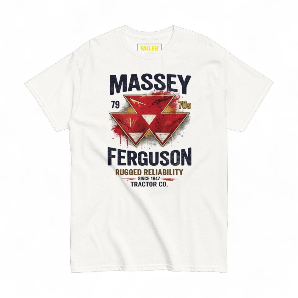 WHITE-Massey Ferguson Classic Unisex T-Shirt