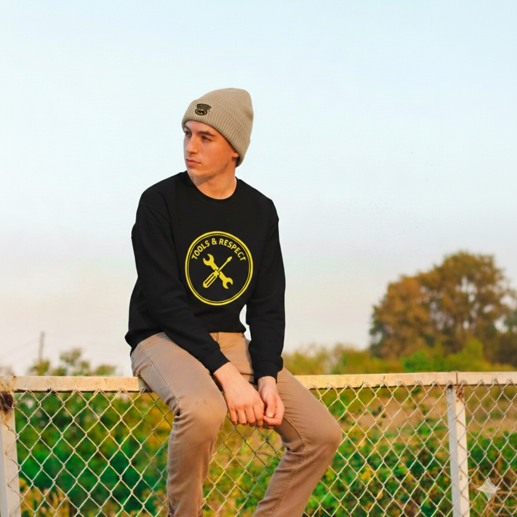 TOOLS & RESPECT SWEATSHIRT
SWEATSHIRT WORKWEAR BLACK
SWEATSHIRT MÉCANICIEN PREMIUM
FALLEH WORK SWEATER
TRAINING & GARAGE SWEAT
COZY DURABLE CREWNECK
SWEATSHIRT COTTON POLY BLEND
SWEAT PULL HOMME GARAGE
MECHANIC STYLE SWEATER
HEAVY DUTY WORKWEAR
URBAN GARAGE FASHION
VÊTEMENT MÉCANICIEN STYLE
SOFT WARM CREWNECK
GARAGE LIFESTYLE CLOTHING
SWEATSHIRT NOIR HOMME FALLÊH